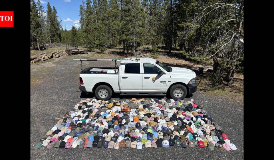 280 hats, 36 sunglasses: Record-breaking 20,00 pieces of trash haul from Yellowstone National Park this year so far