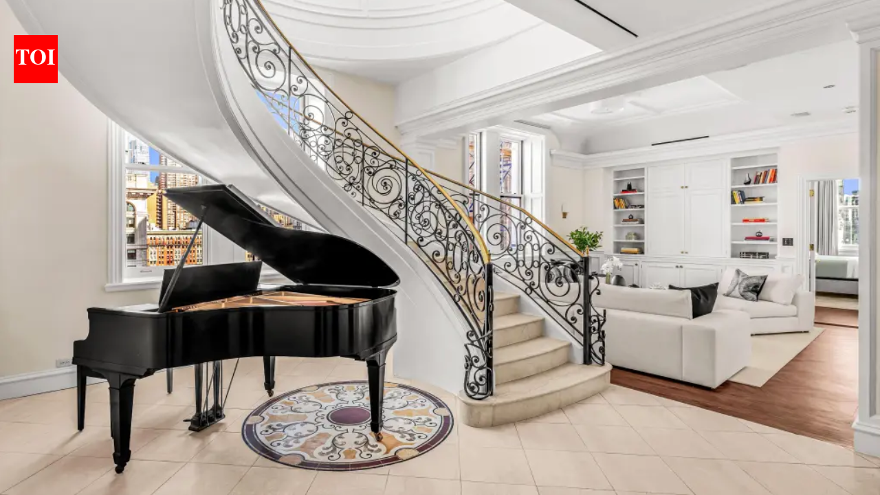 A gold-domed New York City penthouse first listed for $25 million has sold for $9 million after 530 days on the market, with owner Greg Carr directing the sale proceeds to his conservation project