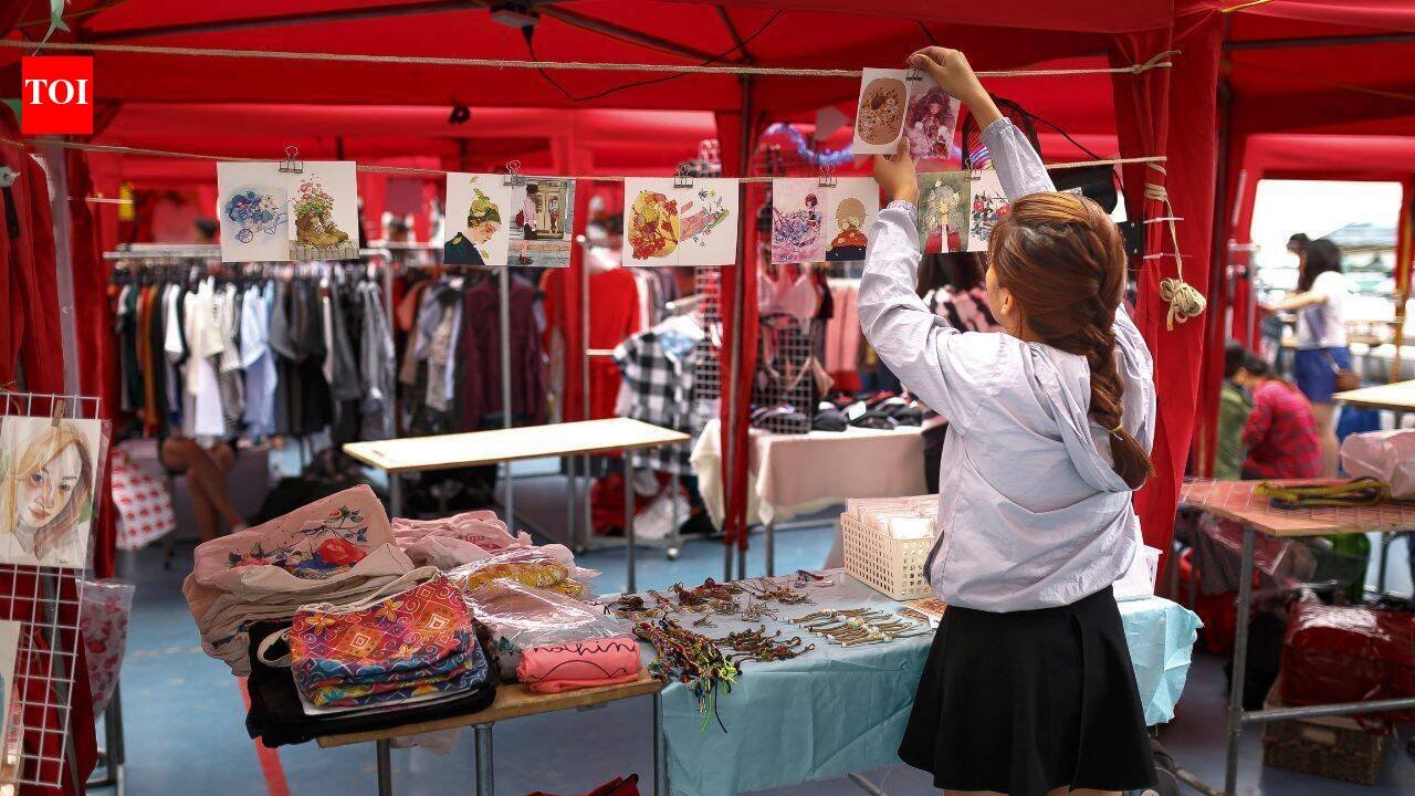 Pennsylvania's youth business fair grew from 60 booths in 2022 to 100 in 2026; kids ages 5 to 16 handled their own products, pricing and sales with no adults behind the tables