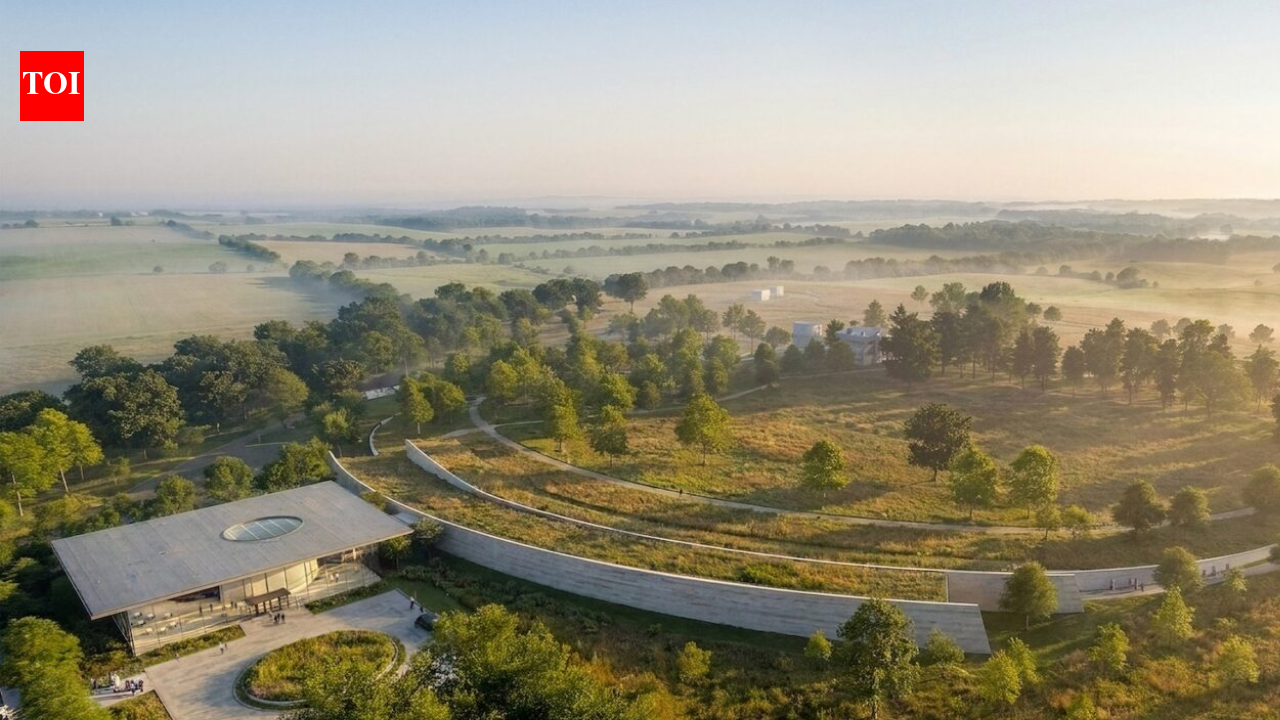 Tennessee's Andrew Jackson estate spans 1,200 acres; its new plan puts much of a 70,000-square-foot visitor center underground so the building does not interrupt views across the historic landscape