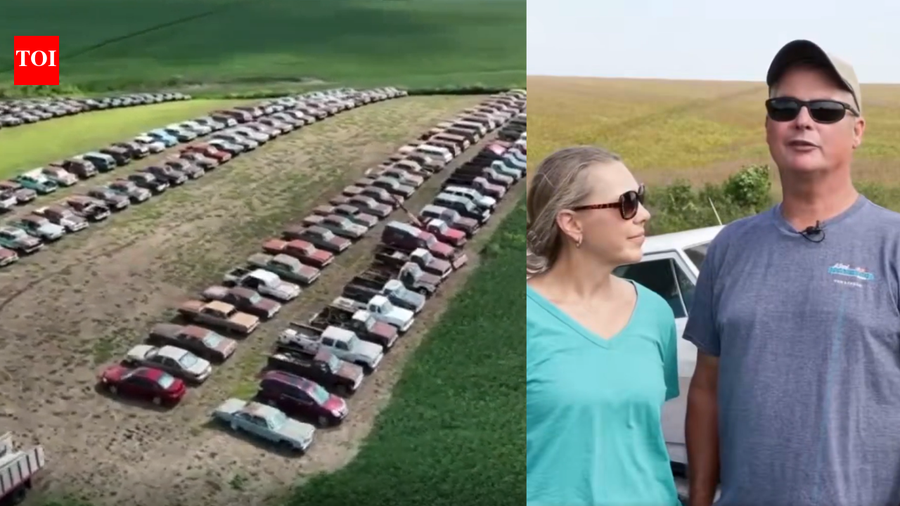 Nebraska couple to auction 350-vehicle classic Chevrolet collection after housing development near property; hundreds of Impalas, Caprices and other vehicles from the 1950s to 1970s included
