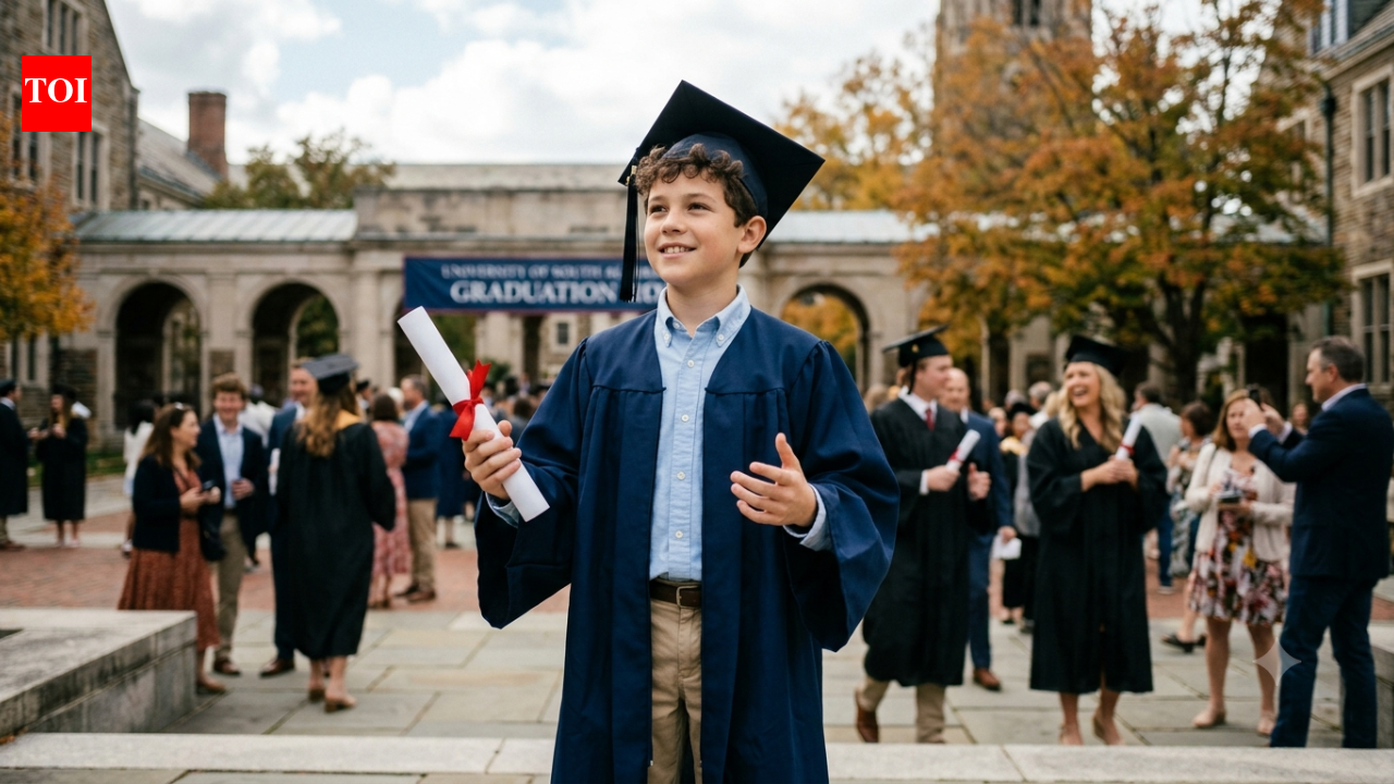 At 10, Michael Kearney became the world’s youngest university graduate; he had entered college at six