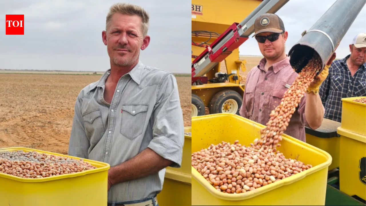 He quit school at 12 to bag peanuts; 22 years later, he runs a Texas farm with organic crops and a 16-acre vineyard