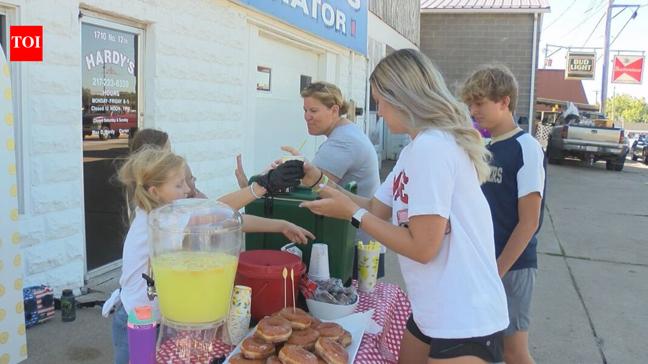 At age 6, Grace Hendrian opened a lemonade stand hoping to raise $10 for the Salvation Army; seven summers later, she and sister June closed the project after turning that tiny goal into about $55,000