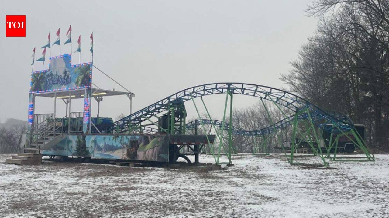 A Pennsylvania grandfather built a backyard amusement park with a 105-foot waterslide, go-kart track and vintage carousel; his $24,700 roller coaster then triggered a zoning fight
