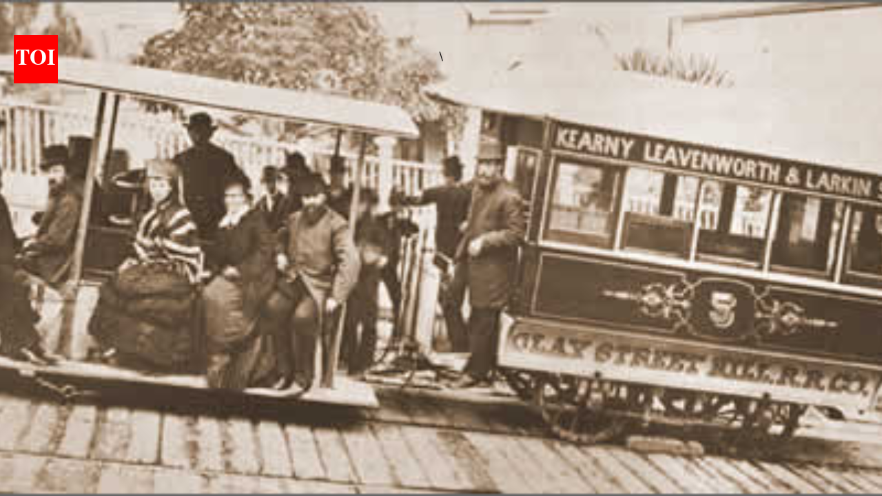 In 1873, Andrew Hallidie tested San Francisco’s first cable car on Clay Street, creating a new way to travel up the city’s steep hills without horses