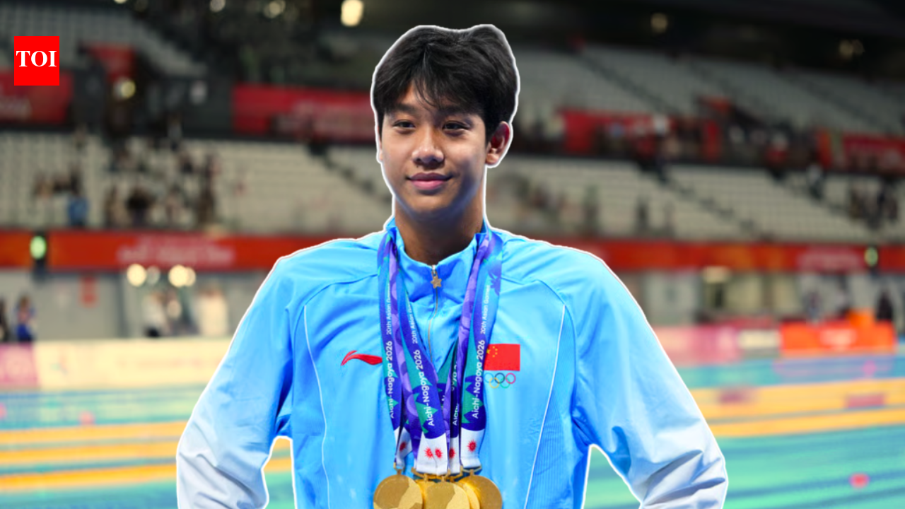 Meet Zhang Zhanshuo: The 19-year-old who won seven golds at the Asian Games; from a kid who ‘couldn’t swim’ to a Chinese swimming star