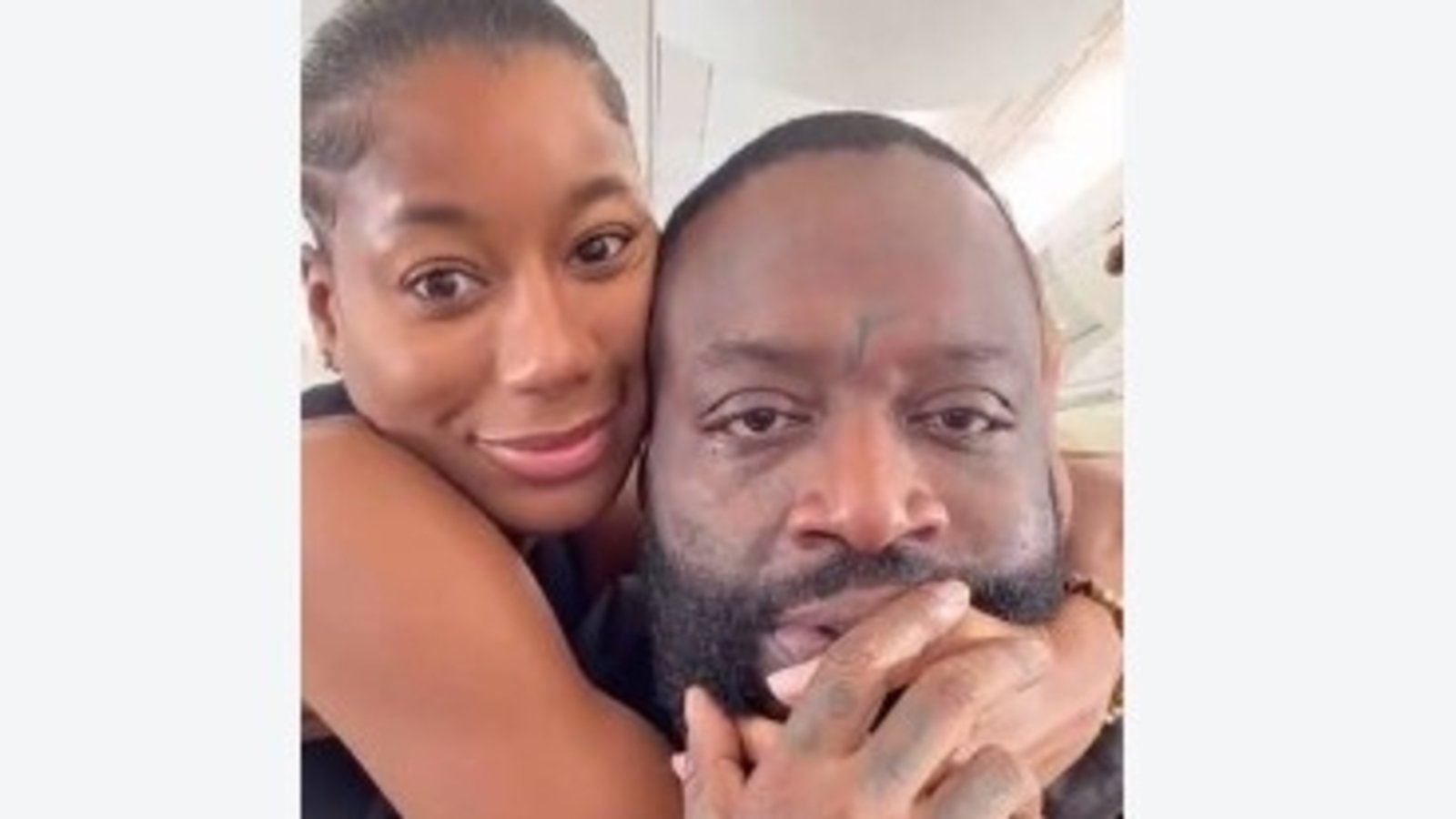 50 Cent reacted to Jazzma Kendrick's claims of domestic violence against Rick Ross, asserting that such actions are serious. (Video snippet)