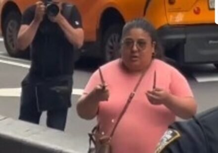 Following a stabbing spree in Times Square, police fatally shot Pamela Cisneros, who attacked two victims. The male victim survived, while the female victim died.