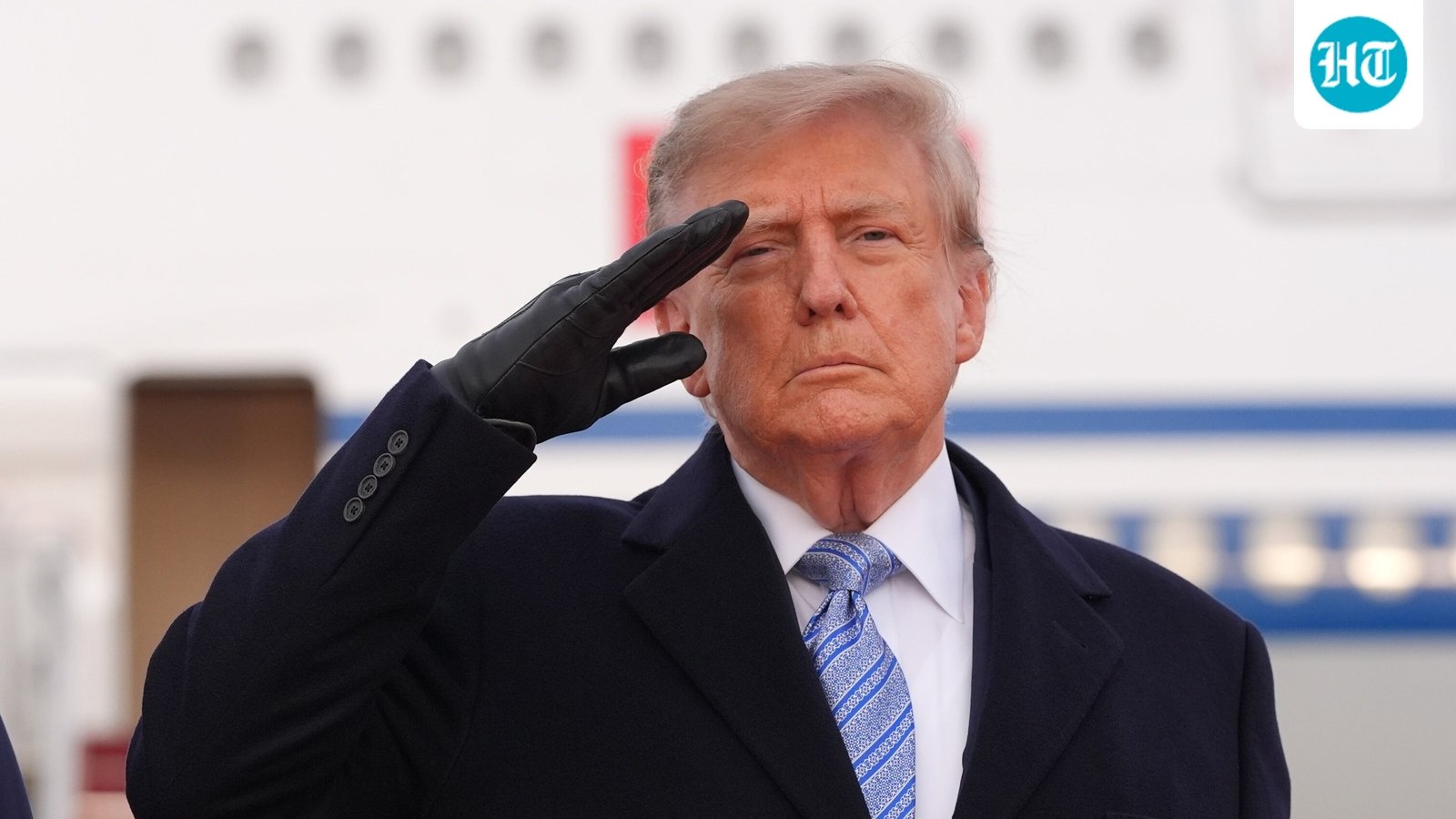 President Donald Trump at China's President Xi Jinping's arrival ceremony on Wednesday, Sept. 23. (AP Photo/Alex Brandon)