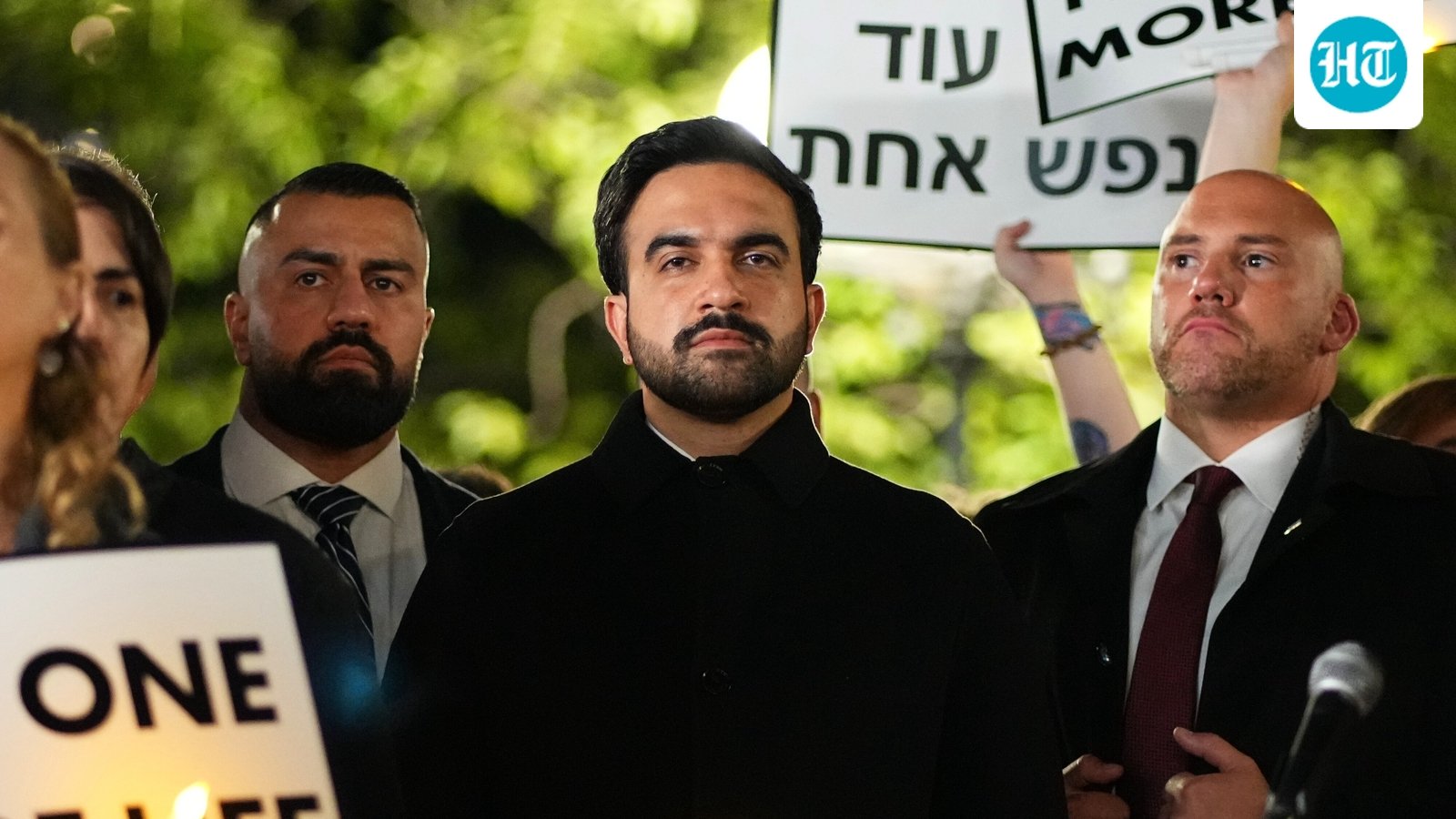 New York City Mayor Zohran Mamdani attends a vigil marking the third anniversary of the October 7 attacks on Israel Wednesday, Oct. 7, 2026, in New York. (AP Photo/Frank Franklin II) (AP Photo/Frank Franklin II)