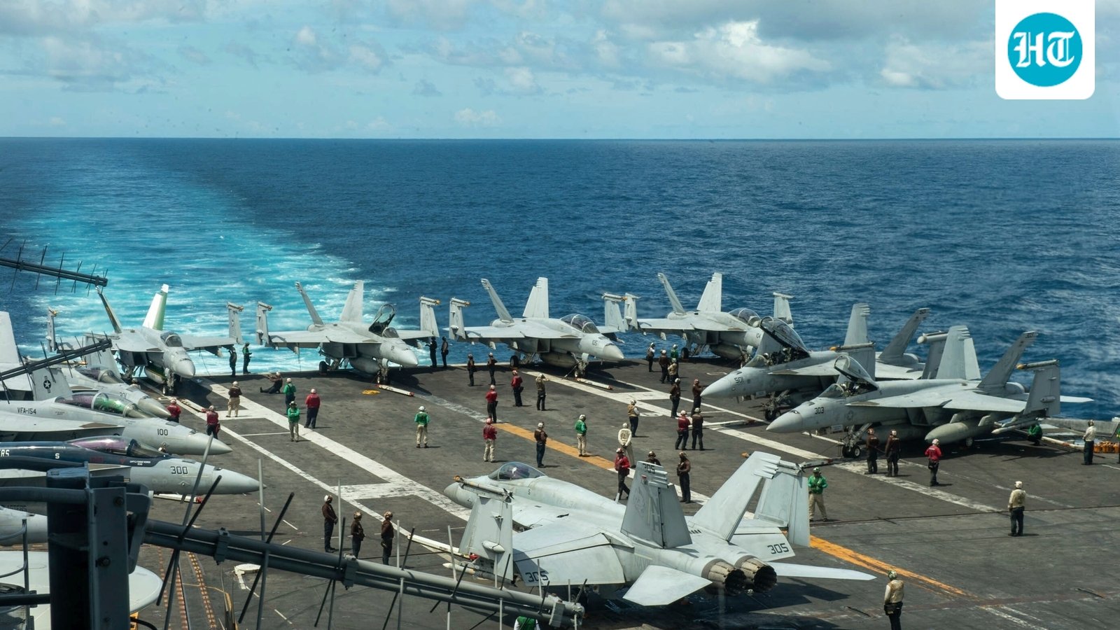 File photo of USS Theodore Roosevelt in the South China Sea. (U.S. Navy via AP)