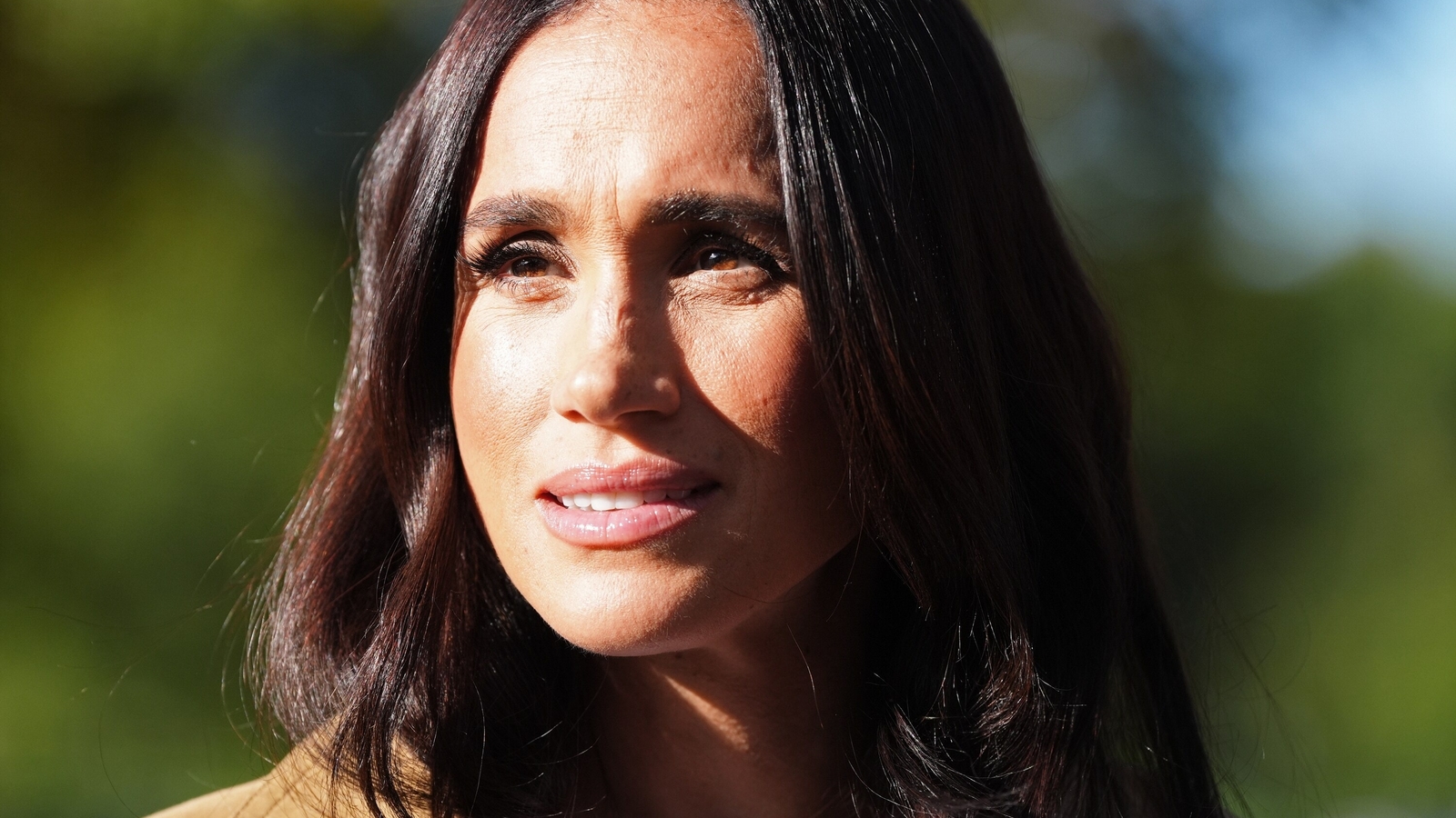 Meghan Markle says she was informed in 2018 of disturbing allegations against her father, Thomas Markle Sr., and that keeping him from her children was intended to protect them. (Jonathan Brady/Pool PA via AP)