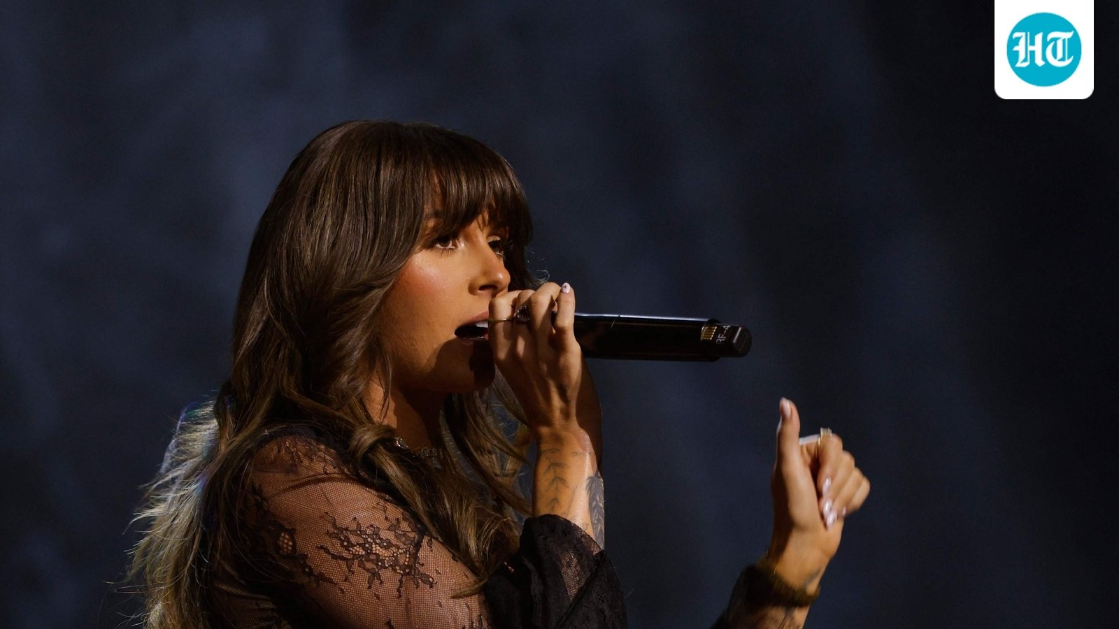 Ella Langley performs onstage at the 9th Annual Nashville Songwriter Awards at Ryman Auditorium in Nashville, Tennessee. (Getty Images via AFP)