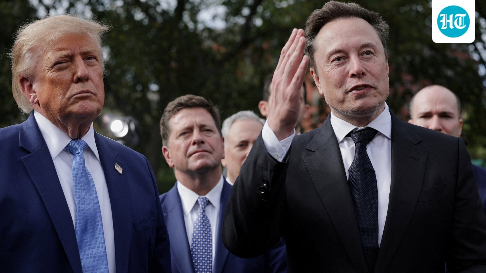 US President Donald Trump and SpacexAI Founder and CEO Elon Musk. (REUTERS)