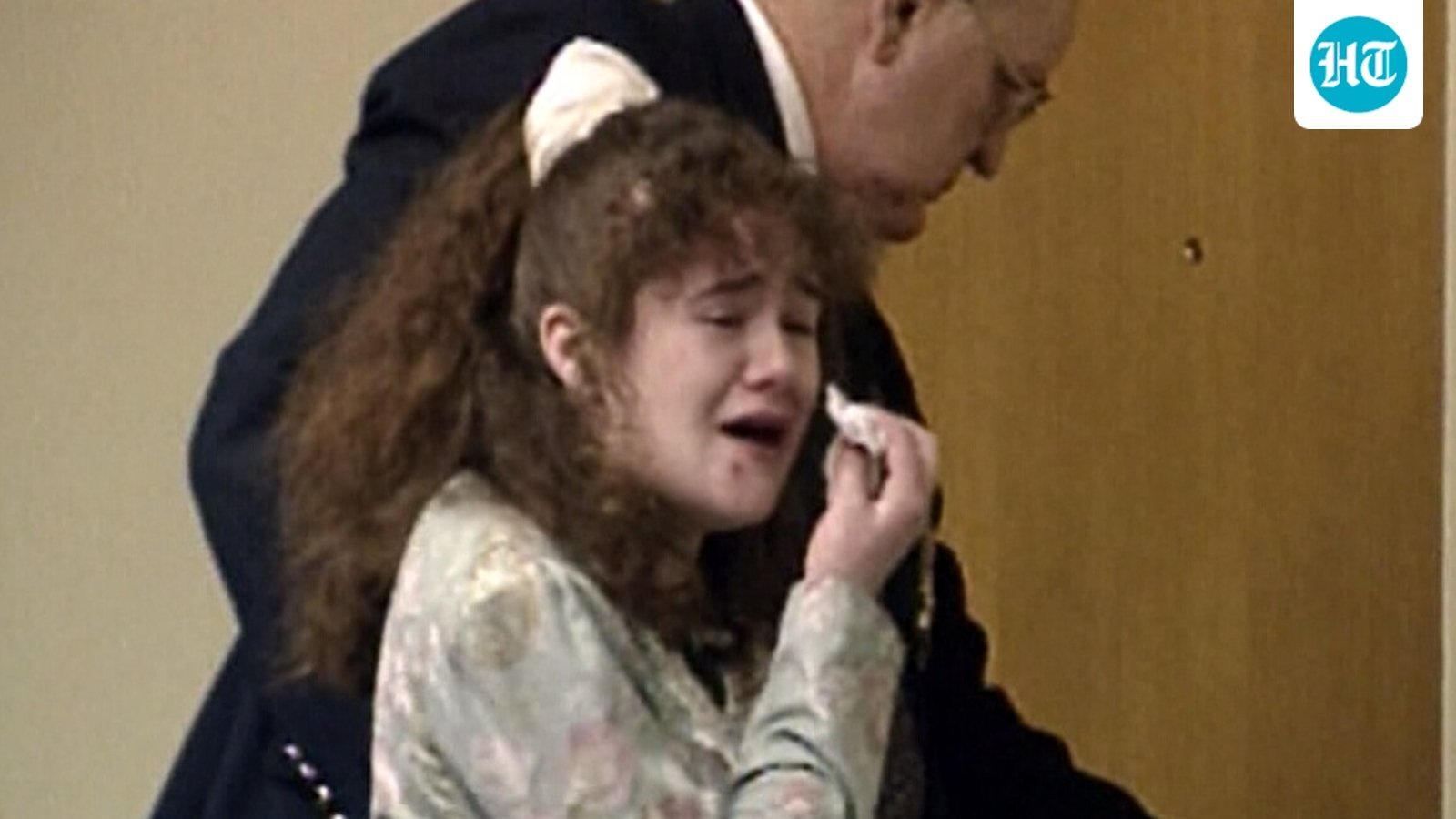In this image from video provided by WBIR-TV, Christa Pike cries after being sentenced to death on March 30, 1996 in Knoxville, Tenn. (WBIR-TV via AP) (WBIR-TV via AP)