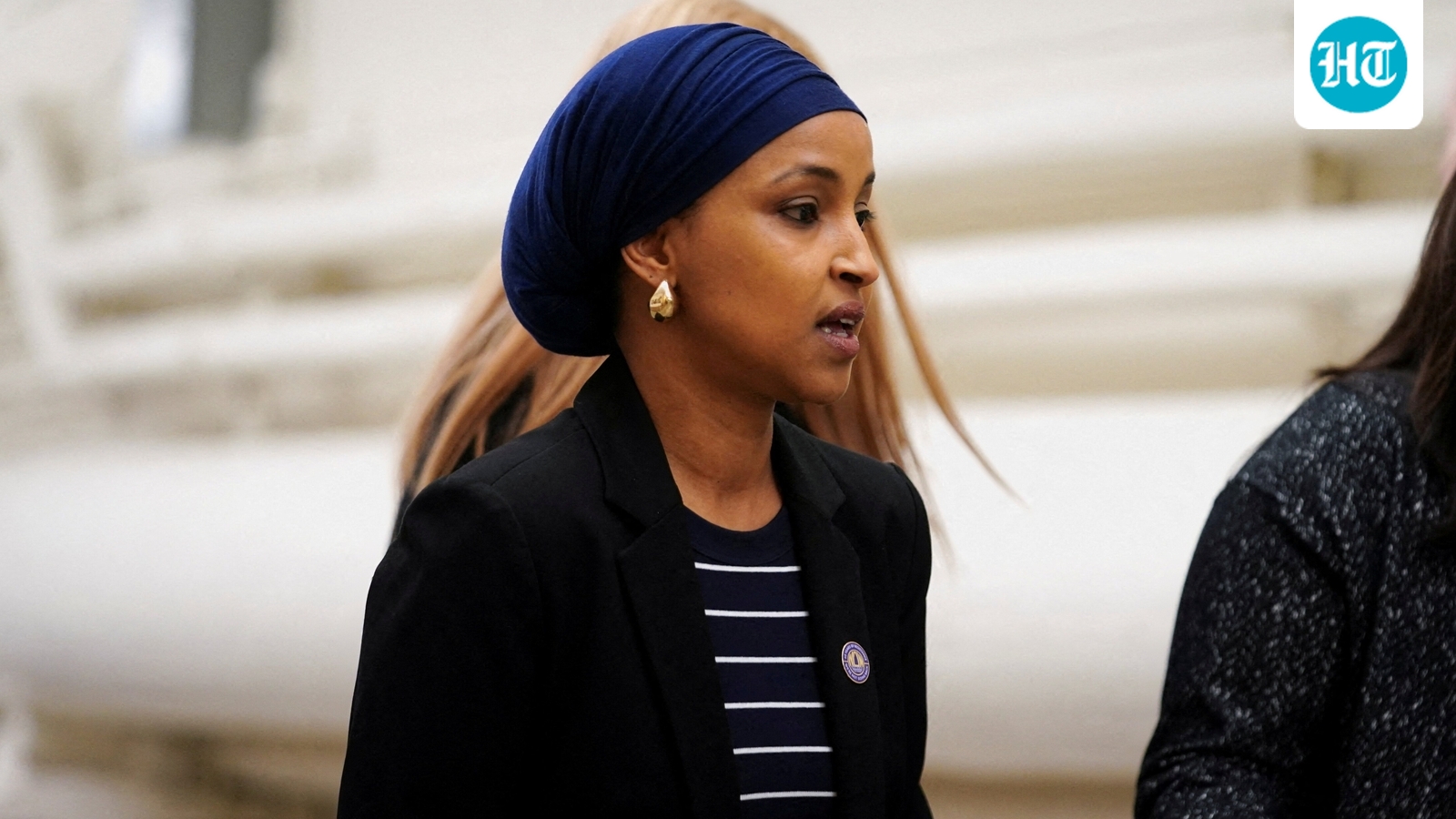 Federal authorities carried out a search of Ilhan Omar’s Washington, D.C., residence (REUTERS)