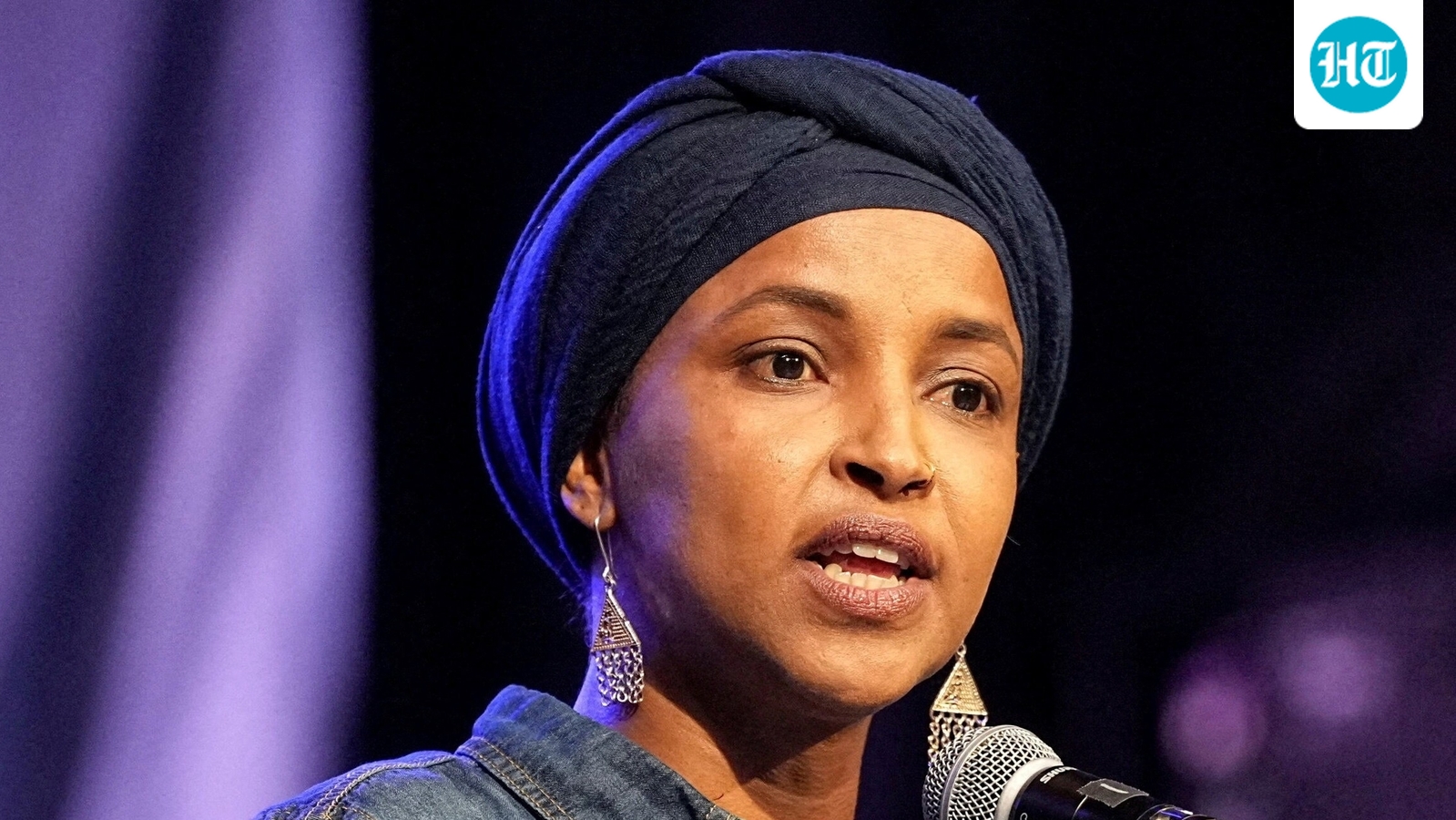 Ilhan Omar speaks during a campaign rally for Minnesota Lt. Gov. Peggy Flanagan in July. (REUTERS)