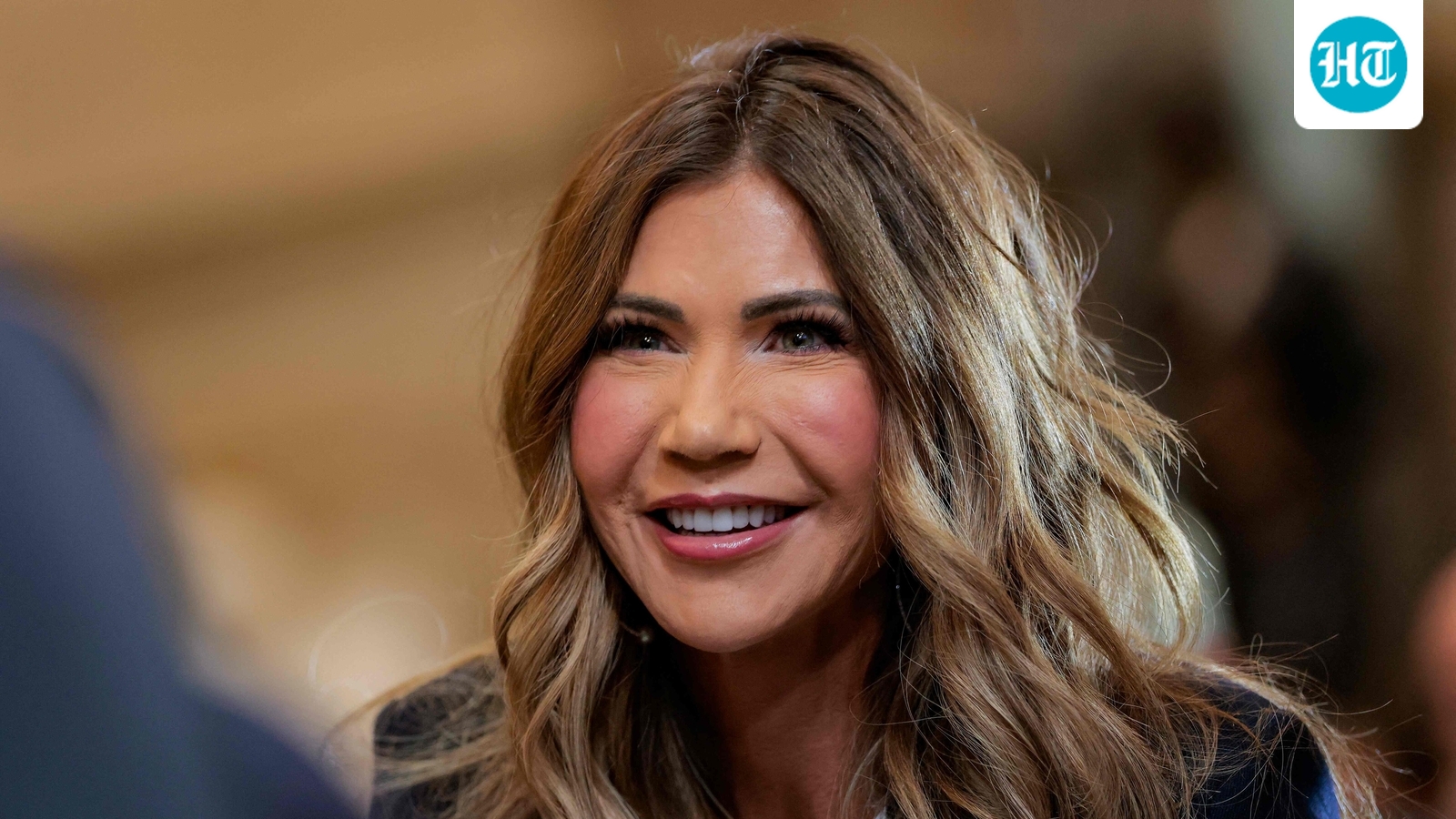 Former US Homeland Security Secretary Kristi Noem has been accused of posting an unauthorized State Department press release. (Getty Images via AFP)