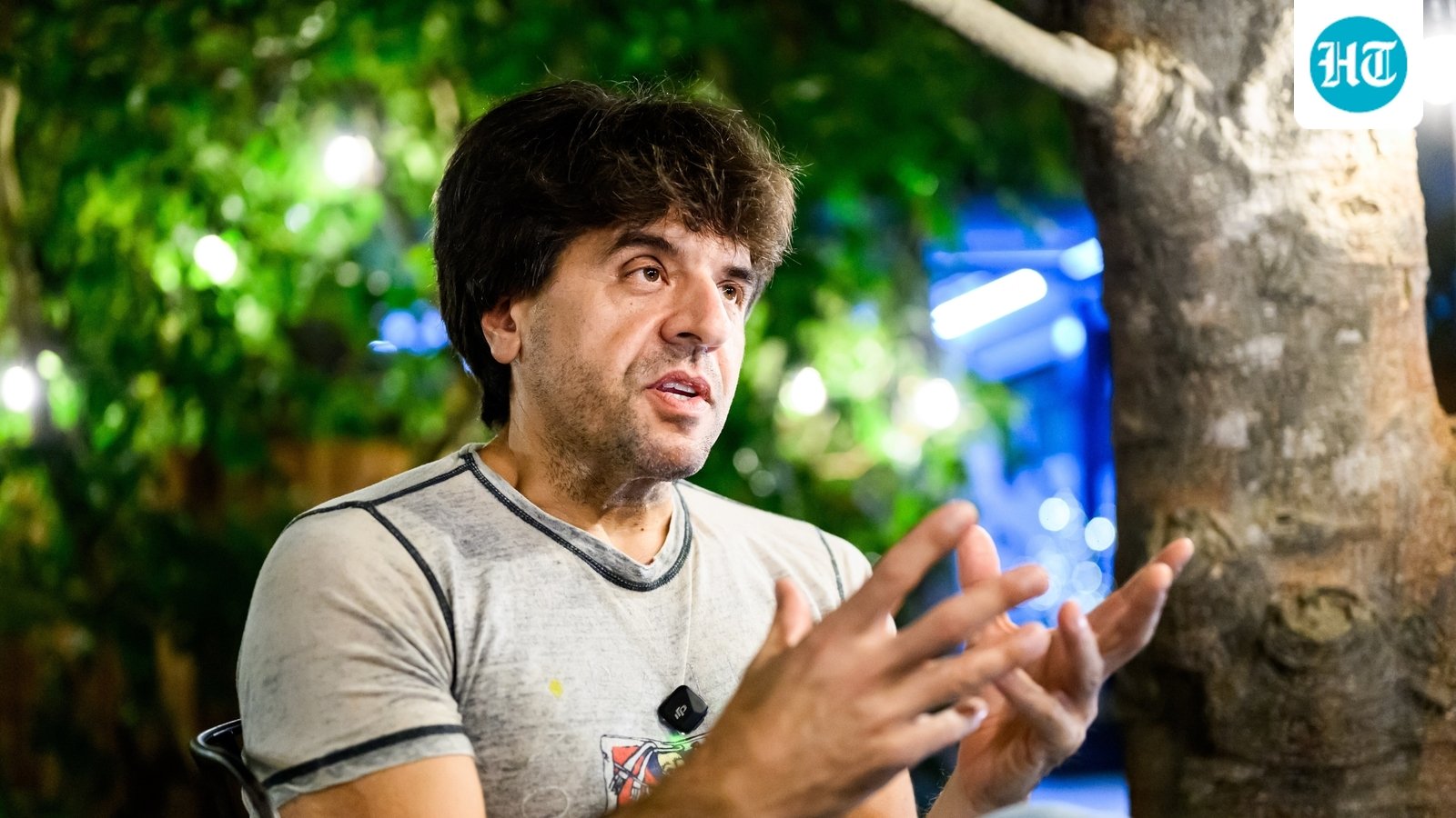 Karl Deisseroth, one of the three recipients of the 2026 Nobel Prize in medicine, answers questions at home on Monday, Oct. 5, 2026, in Stanford, Calif. (AP Photo/Noah Berger) (AP Photo/Noah Berger)