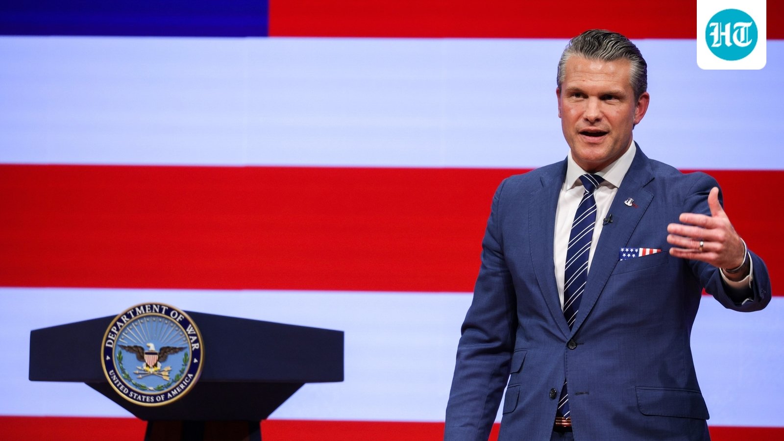 US Defense Secretary Pete Hegseth has appointed Elon Musk, Palmer Luckey, and Newt Gingrich to lead Project Meridian. (Getty Images)