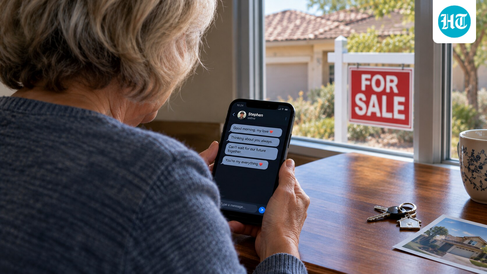 A fake romance cost a Mesa retiree her home and savings. (AI-generated/ChatGPT)