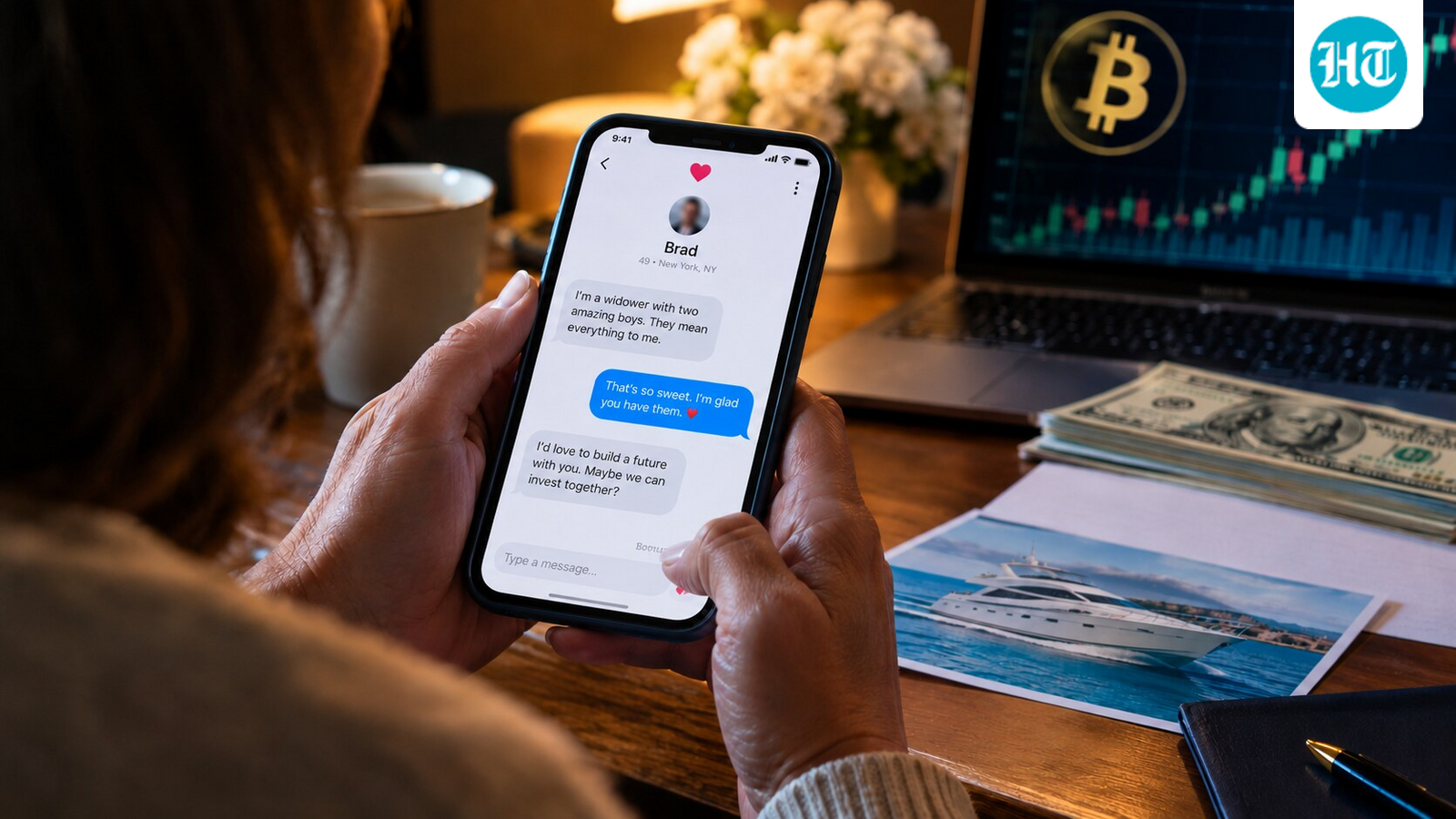 A dating app chat started a romance scam that cost one Connecticut woman about $900,000. (AI-generated/ChatGPT)