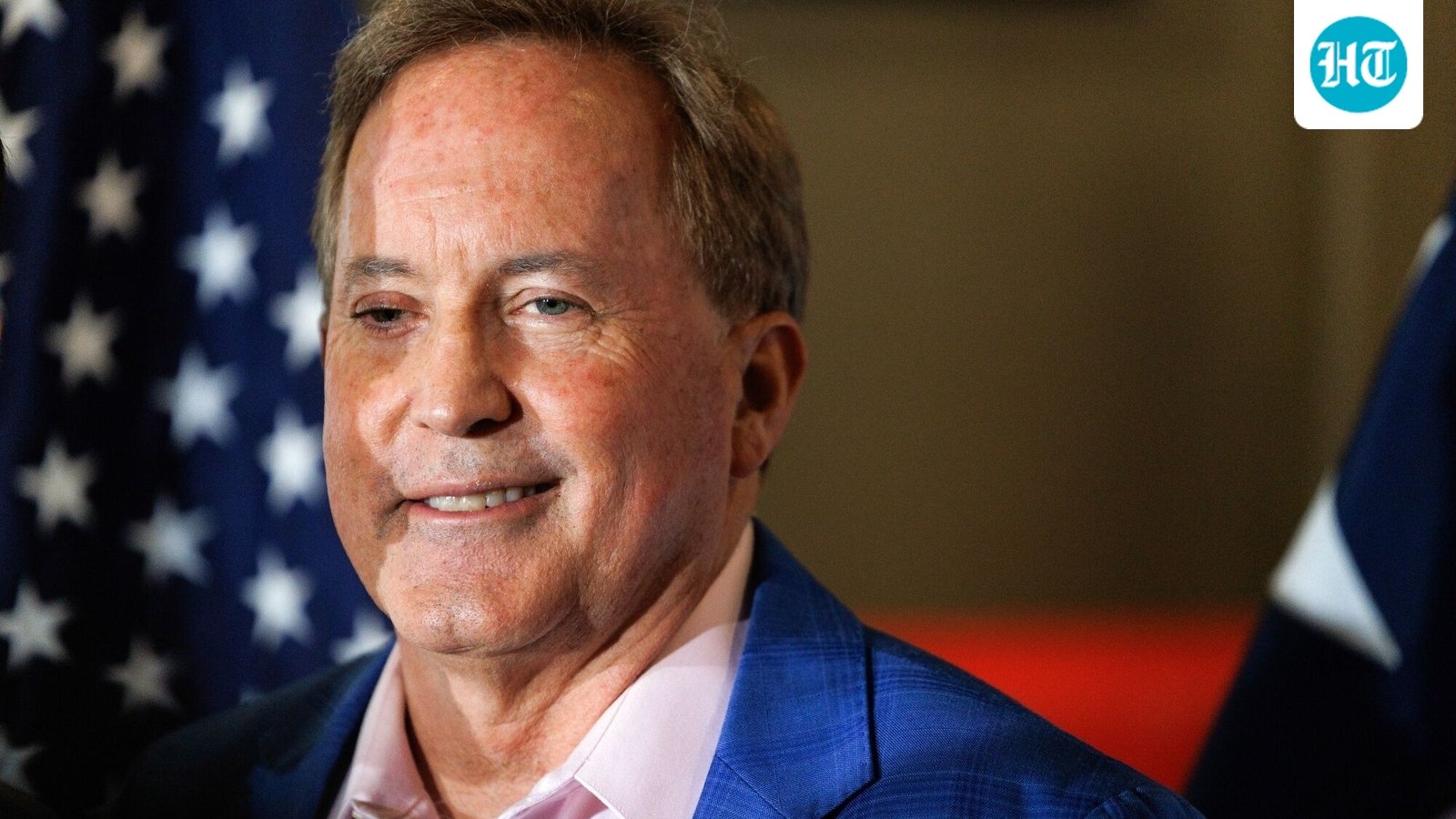 Texas Attorney General Ken Paxton faces Democrat James Talarico in the US Senate race. (Bloomberg)