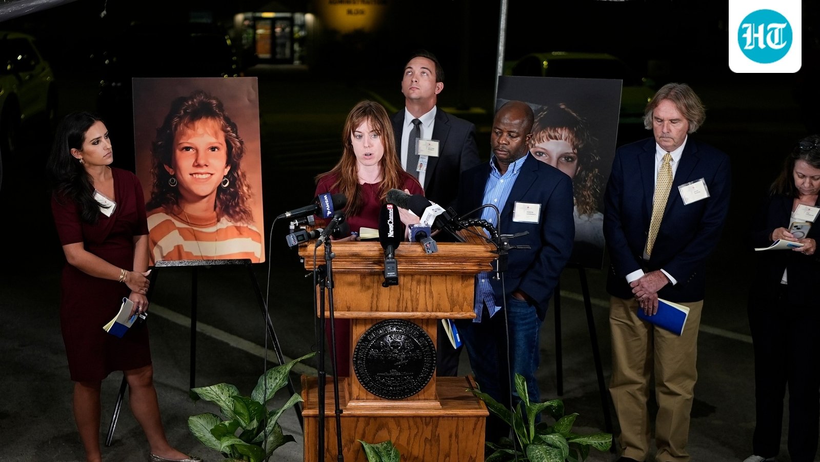 Media witnesses recount the moments before the execution of Christa Pike was halted Wednesday, Sept. 30, 2026, in Nashville, Tenn. (AP Photo/George Walker IV) (AP Photo/George Walker IV)