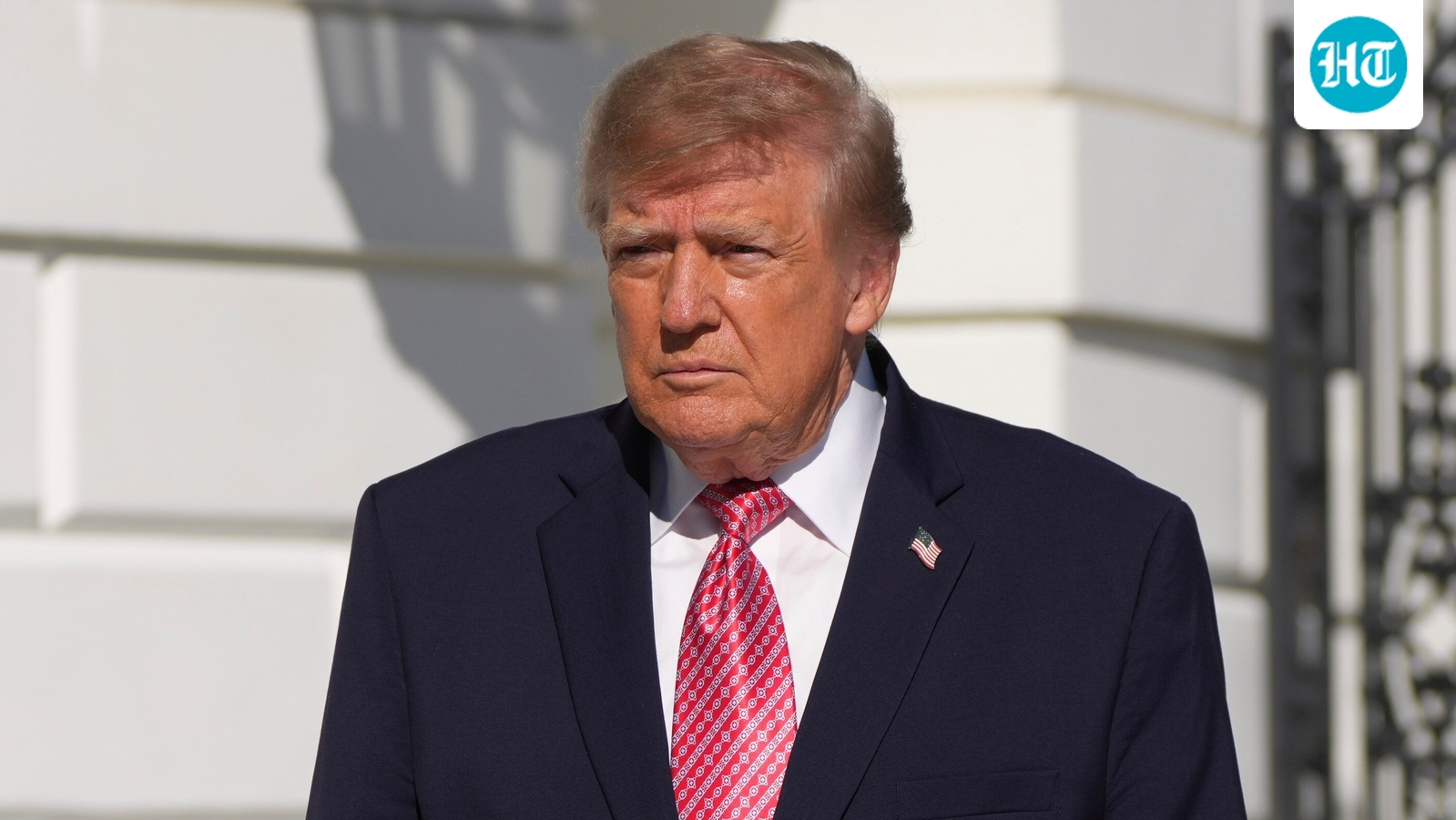 Donald Trump again urged New Mexico to become ‘New America’, claiming the name change would boost pride, incomes and property values.. (AP Photo/Alex Brandon) (AP Photo/Alex Brandon)