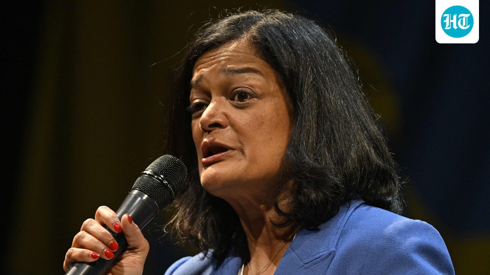 Pramila Jayapal was born in Chennai, India, and moved to the US at 16. (AFP)