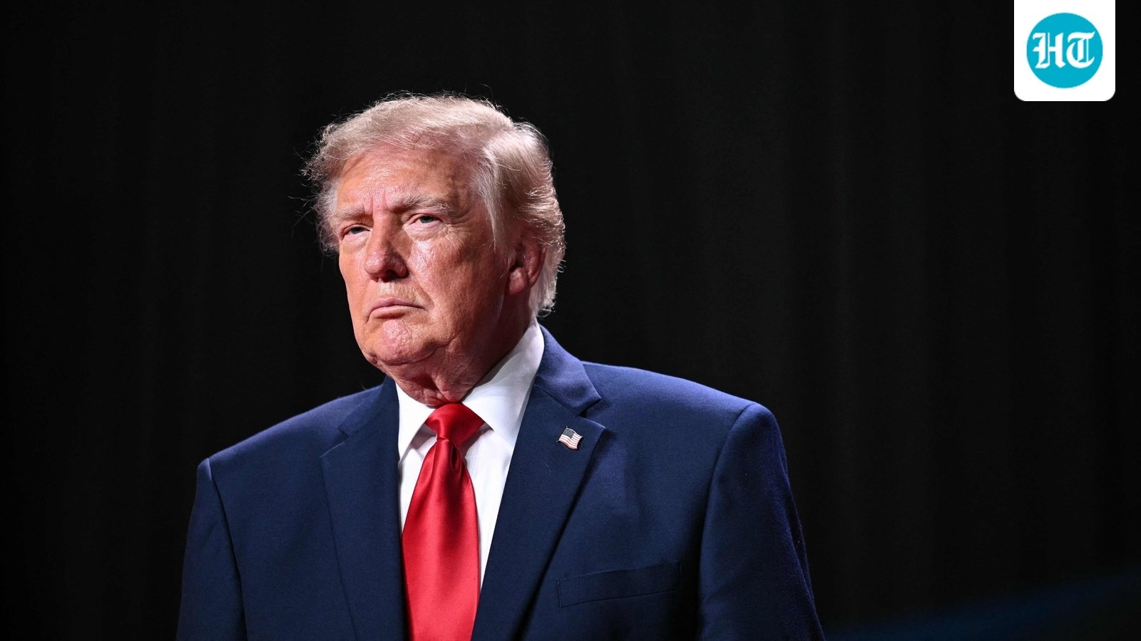 Donald Trump campaigns for Ken Paxton at a Texas rally ahead of the 2026 midterm elections. (Photo by Mandel NGAN / AFP) (AFP)