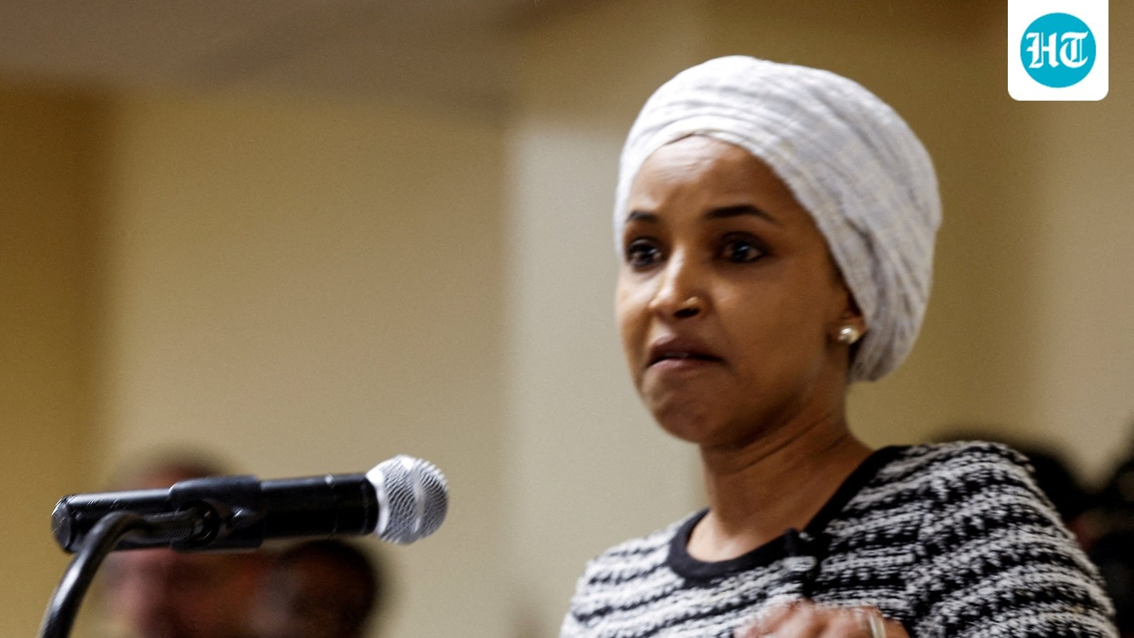 US Rep. Ilhan Omar pictured, (REUTERS)