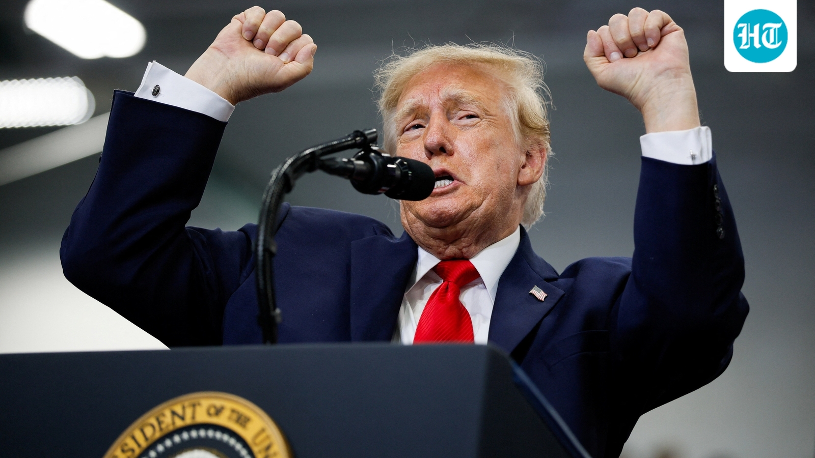 Trump described Greenland as crucial to US and European security and said exploration for oil, gas and minerals was about to start. (REUTERS)