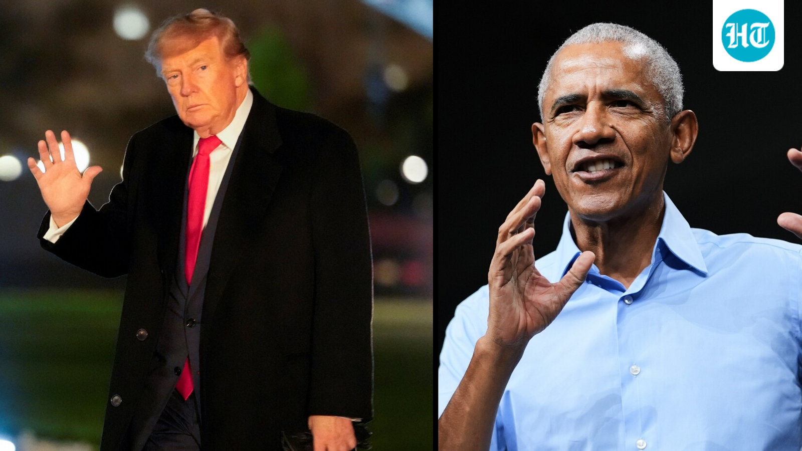 Donald Trump responded on Truth Social by attacking Barack Obama’s record, the Iran nuclear deal and his latest political endorsements. (Reuters and AP)