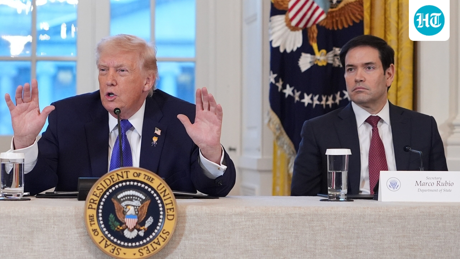 US diplomats reportedly asked by Marco Rubio's State Department if they voted for Donald Trump while applying for senior positions. (AP Photo)