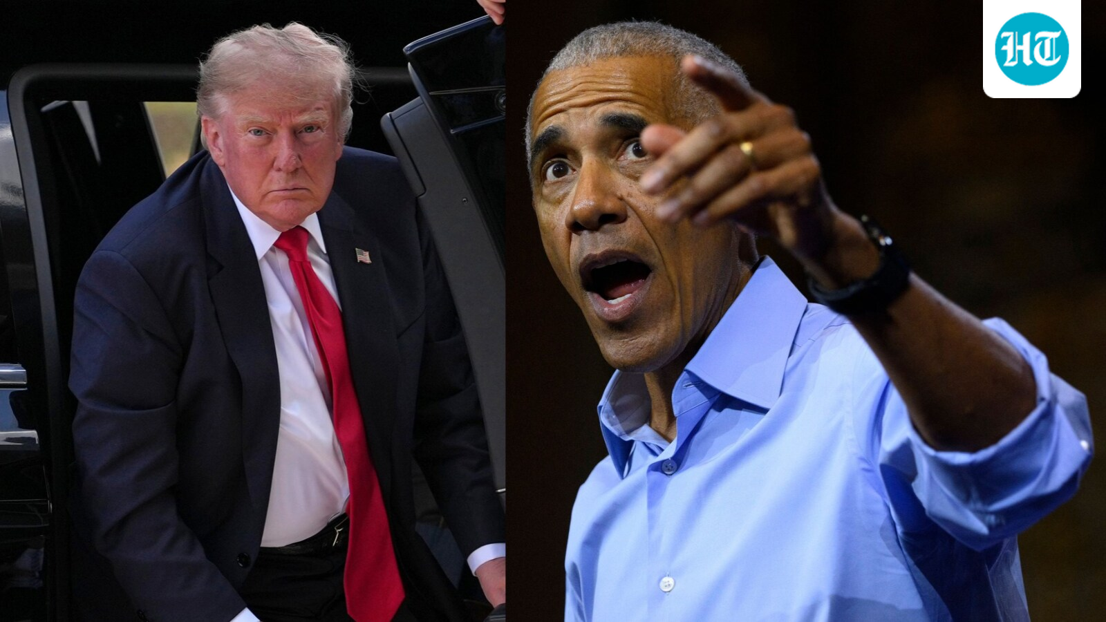 Obama, Trump exchange fresh jabs as midterm campaigns in Ohio and Florida. (AP, AFP)