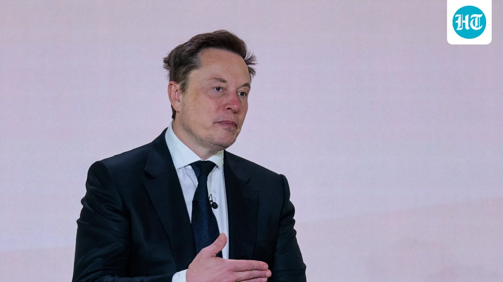 Elon Musk, CEO of Tesla and SpaceX and owner of X, formerly known as Twitter, speaks during National Design Studio's launch event for America.gov, a new AI-powered government website, at the Mellon Auditorium in Washington, D.C September 29. (REUTERS)
