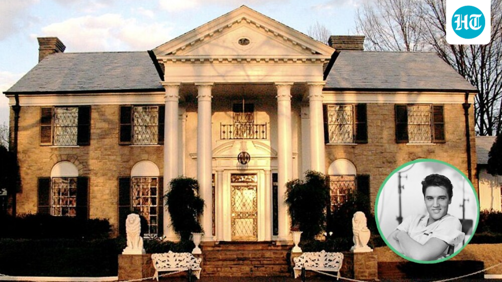 Graceland, Elvis Presley’s iconic Memphis home, reflecting the legendary singer’s enduring legacy and the historic estate closely associated with his life and career. (Wikimedia Commons.)