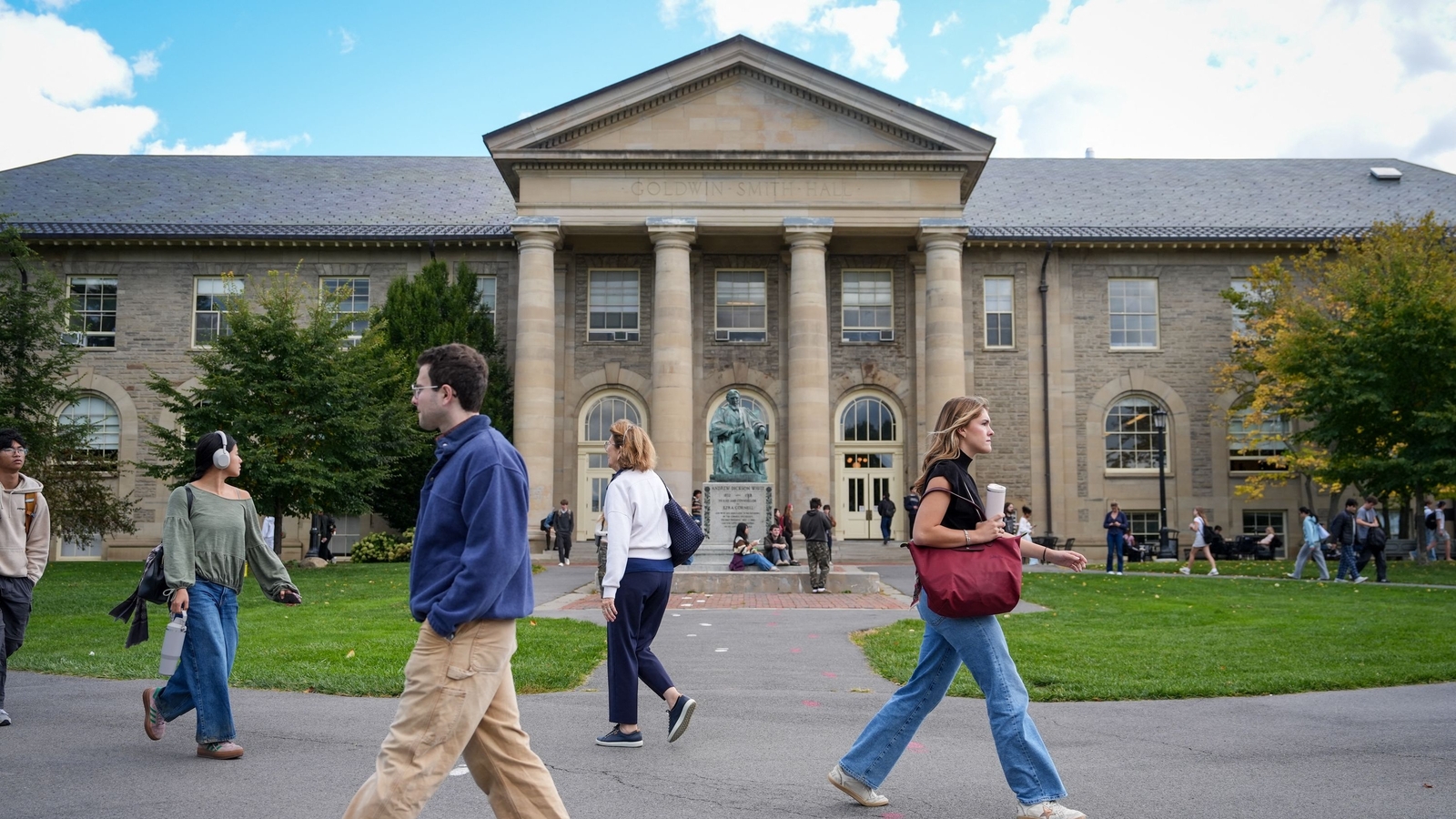 Diego Sarabia has petitioned to be removed from a civil case brought by a former Cornell undergraduate. (Getty Images via AFP)