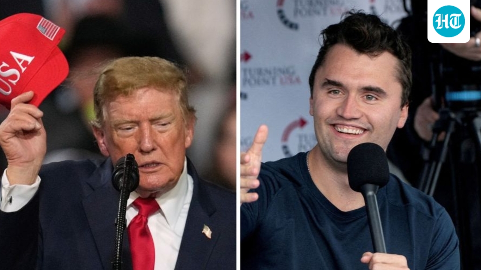 Donald Trump wishes late Charlie Kirk on his birthday (AP Photo/Ross D. Franklin, REUTERS/David Ryder/File Photo )