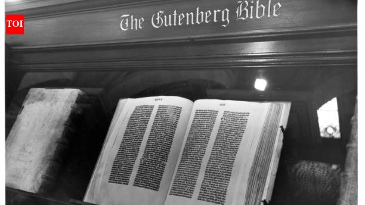 A Gutenberg Bible leaf bought for £25 in the early 20th century was rediscovered among a grandfather's belongings in an English attic; the roughly 570-year-old page fetched £39,000 at auction in 2025
