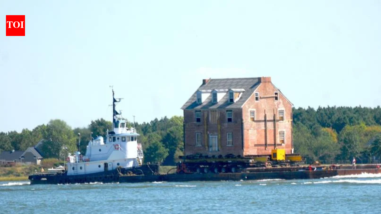 In 2019, a Maryland family moved a 255-year-old mansion 50 miles by barge; the 4,000-square-foot house travelled across Chesapeake Bay so they could give the historic building a new waterfront home