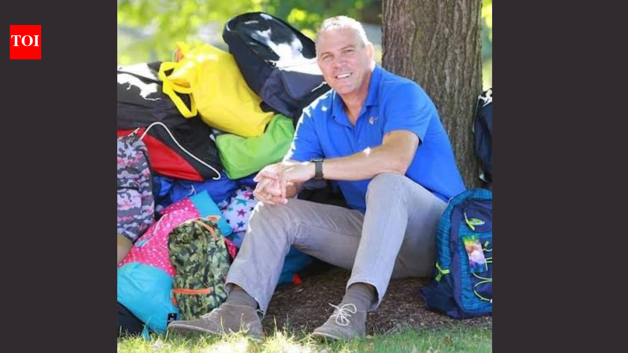 In 2013, Rob Scheer began packing backpacks at his dining table after recalling carrying his belongings in trash bags as a foster child; his charity has distributed 300,000+ backpacks
