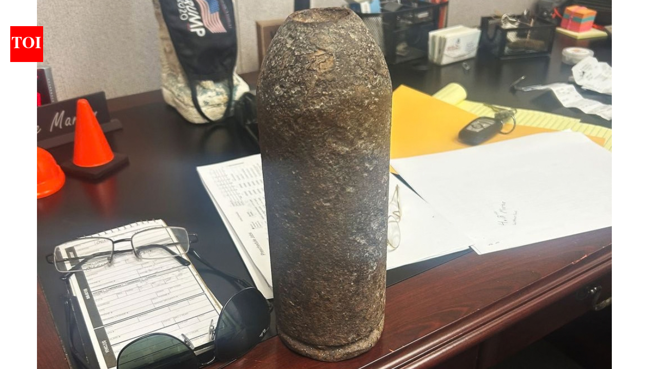 A Texas man used this Civil War relic as a paperweight for years; bomb experts later found it was actually a live explosive