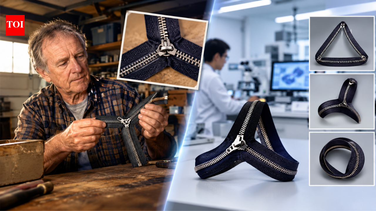 In 1985, Bill Freeman's three-sided zipper was rejected and left in his garage; 40 years later, MIT revived it as a shape-shifting fastener
