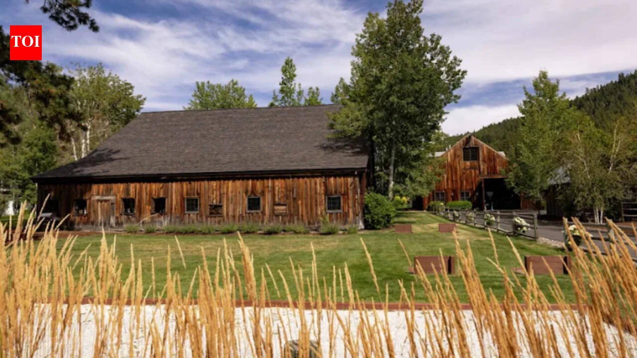 The legendary Shakespeare Ranch in Nevada, first listed for $188 million in 2024 is now asking $125 million; the 700-acre property has a 465-foot private pier, multiple homes and a barn built in 1873