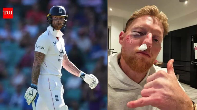 England Test captain Ben Stokes suffers serious facial injury, bleeding profusely Cricket News