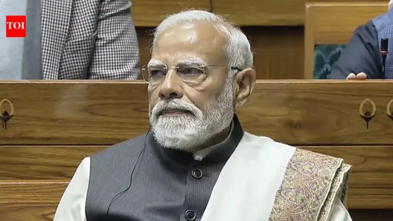 ‘Unprecedented’: Lok Sabha passes motion of thanks for President’s speech without Prime Minister’s speech; first time since 2004 | India News